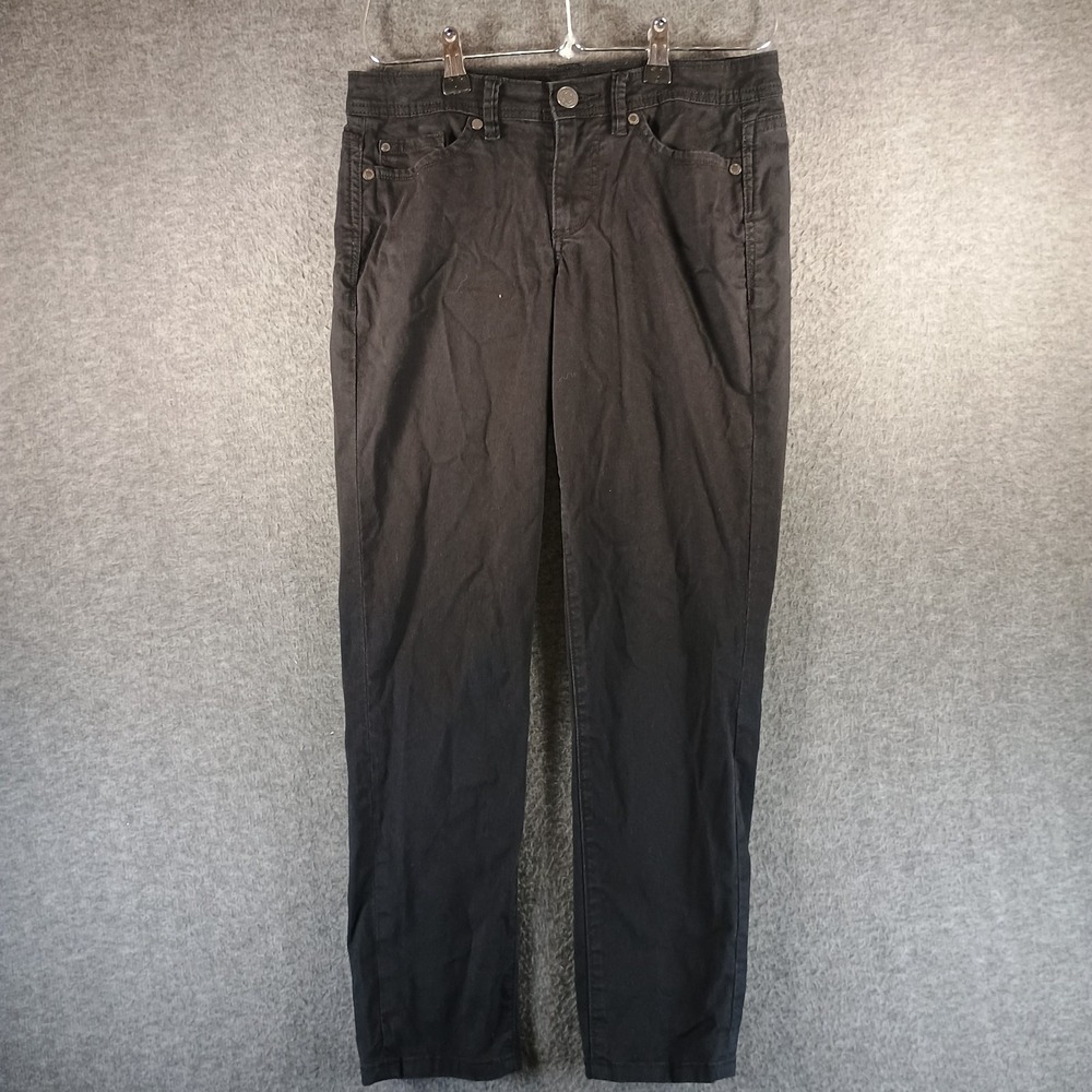 Calvin Klein Jeans Women 2 Skinny Crop‎ Black Low Rise Punk Rock Emo Goth Skater